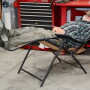 Folding gravity-type lawn lounger