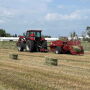 Baling hay