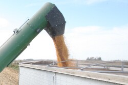 combine unloading auger