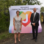 Martin Cousineau, vice-president of sales and marketing at Jardins Cousineau (left to right); Sophie Perreault, Québec Produce Marketing Association president and CEO; André Lamontagne, minister of agriculture, fisheries and food; and Bernard Côté, president of the executive committee at QPMA.