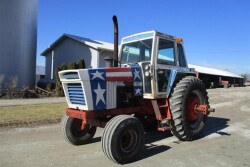 This 1976 J.I. Case 1570 "Spirit of 76" from Indiana sold on a Bigiron.com online auction