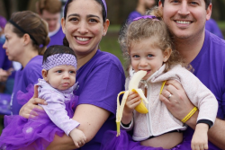 Fyffes Inc. donated bananas to fuel the walkers participating in PurpleStrides New York City, a 5k to raise funds to fight pancreatic cancer.