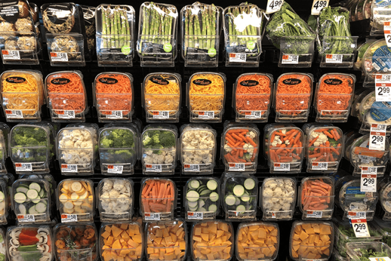 Fresh-cut produce, such these products on display at Star Market in Boston, is subject to new traceability measures in a rule proposal by the FDA.