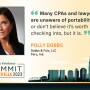 Polly Dobbs Portability Topic