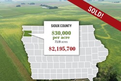 Sioux County Farmland Price Record