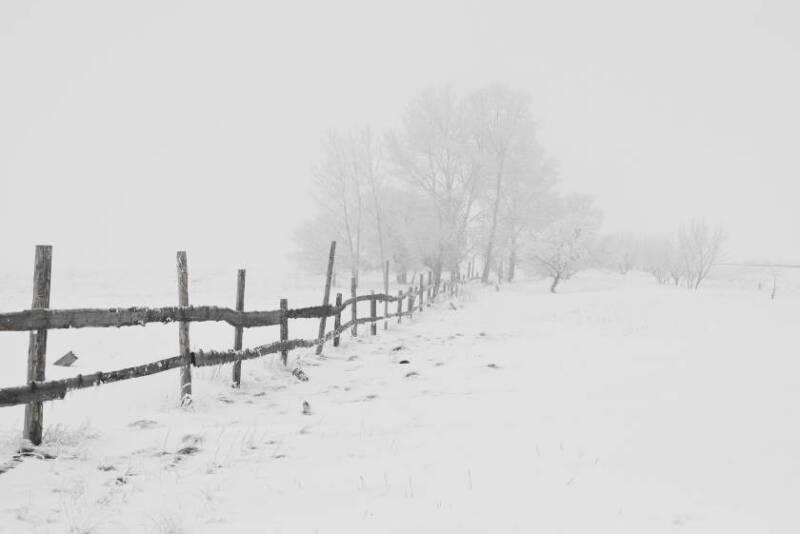 Fence in snow storm by Pexels by Pixabay