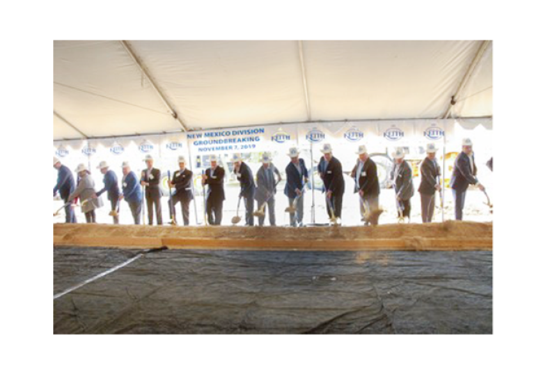  Ben E. Keith Company officials broke ground Nov. 7  on a foodservice distribution center in Albuquerque, N.M.