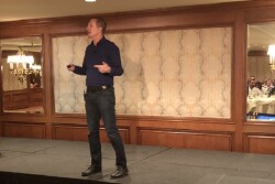 Blair Richardson, president and CEO of Potatoes USA, spoke Aug. 30 at the Idaho Growers Shipper Association convention.