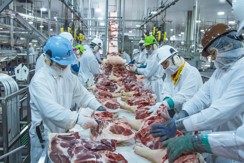 Pork processing
