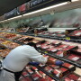 Retail meat case