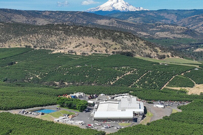 Drone photo of Orchard View Cherries