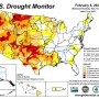 US Drought Map Feb. 8