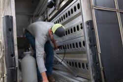 Cleaning trailer