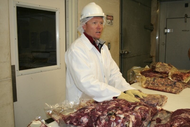 Dr. Ty Lawrence conducts research on beef quality and related issues at West Texas A&M University.
