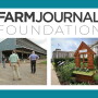 Left: A socially-distanced on-farm state dialogue in New York brought farmers together with important stakeholders. Right: The Voice of the Farmer Garden in Washington, D.C., became a virtual living museum.