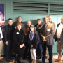 Attendees of the New England Produce Council's dinner event at Fenway Park included Chad Truesdale (from left), South Carolina Department of Agriculture commodities coordinator; Tom Beaver, New Jersey Department of Agriculture director of marketing; Bob Von Rohr, marketing and customer relations manager at Sunny Valley International; Bonnie Lundblad and Jim Gatter of Sunny Valley; Ashleigh Forrest of Dixie Belle Inc.; Joe Atchison of the NJDA; Matt Forrest, Dixie Belle vice president; and Sunny Valley's Steve Pinkston and Francisco Allende.