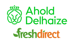 FreshDirect Ahold Delhaize logos