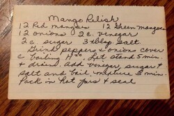 A recipe for bell pepper, or 'mango' salsa
