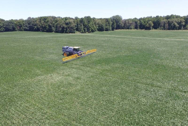 In 2019, foliar fungicide use in the Michigan test plots increased yield by 3.47 bu. to 4.7 bu. per acre versus the control. 