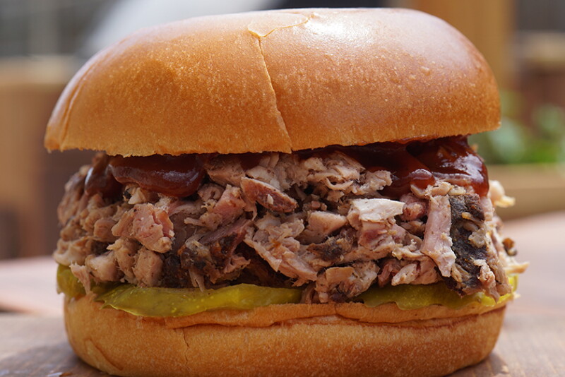Pulled pork sandwich