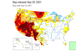 The U.S. Drought Monitor is released each week on Thursday.