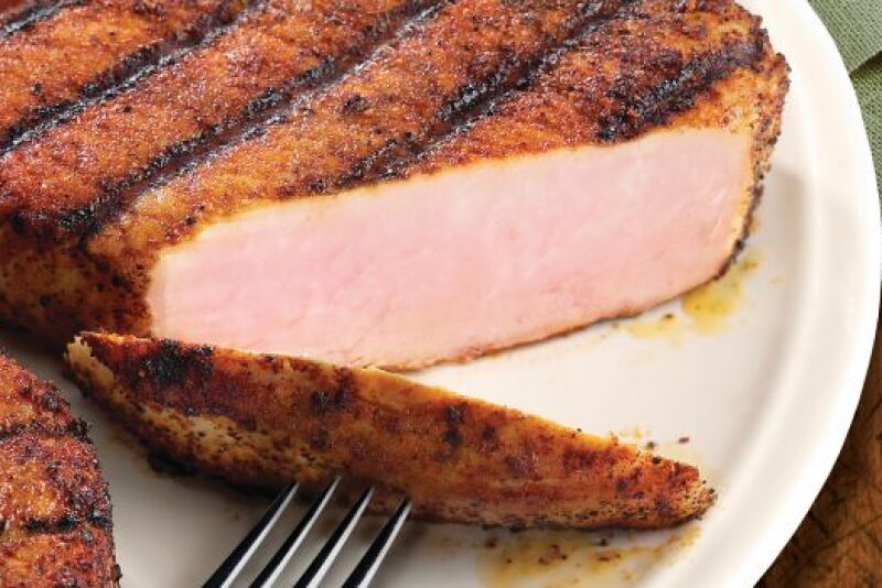 Smoky Rubbed Pork Chops