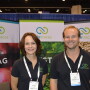 Urike Hodges, vice president of business operations for SafeTraces, Pleasanton, Calif. and Sky Johnson, sales manager for Western region for SafeTraces, say the company’s technology provides full traceability at the item level.
