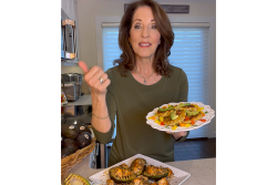 Registered dietitian Bonnie Taub-Dix showcases a California avocado recipe.