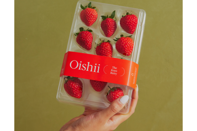 package of strawberries