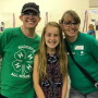 Shan Lybarger Olivia Shike Lori Gregg at Champaign County Fair 4-H Project Expo