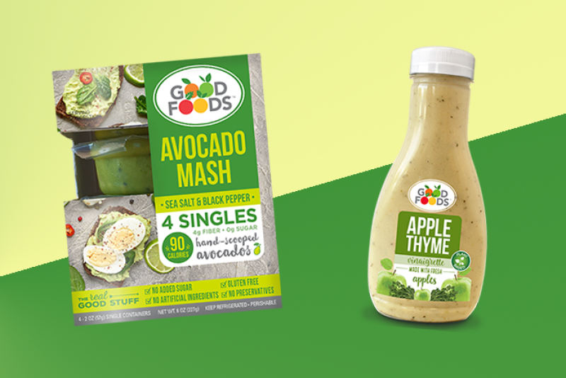 Good Foods is launching an Avocado Mash product and a line of plant-based salad dressings.