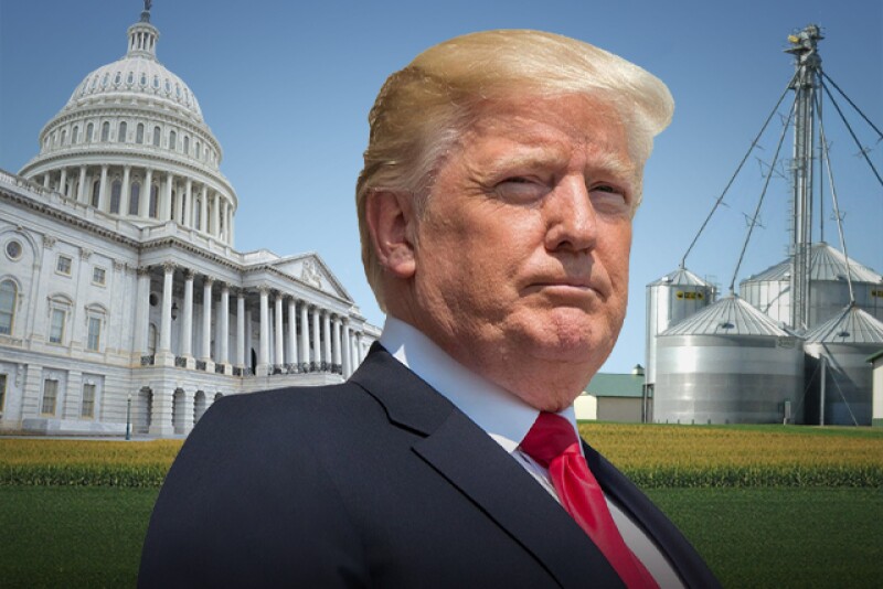 President Trump Agricultural Policy Trade War Washington
