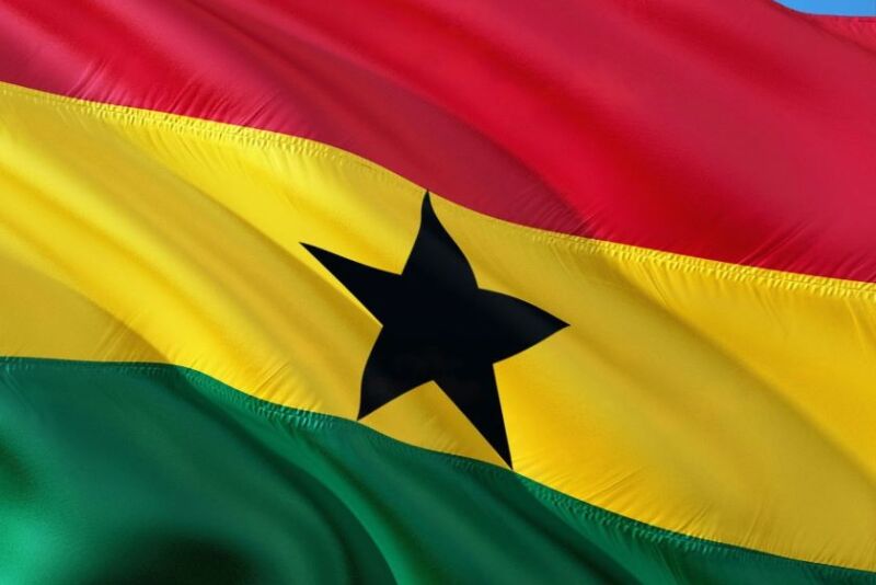 Ghana flag by Canva.com