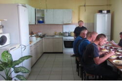 Common catering is one more layer of biosecurity farms in Russia have added to keep African swine fever out.