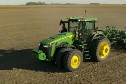 With 36 cameras on each Sense and Spray, and 12 cameras on every autonomous tractor, Heraud says autonomy options will put Deere on track to sell 1 million cameras through equipment sales each year.