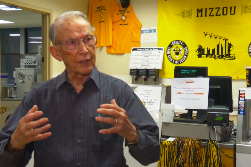 Robert Marshall is one of the creators of Mizzou's Tiger Stripe ice cream, a treasured treat created in 1989. The science behind the ice cream makes it so rare. 