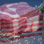 Steak with U.S. Flag