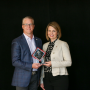 Brent Wilson, US Foods® Dallas vice president of merchandising and marketing; and Amari Seiferman, Certified Hereford Beef president and CEO.