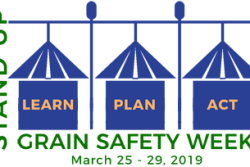This week (March 25 to 29) is the National Safety Stand-Up For Grain Safety Week. 