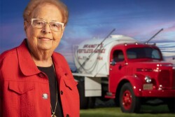 Evelyn Brandt Thomas celebrates her 100th birthday.
