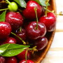 A bowl of cherries