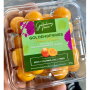 Goldenberry Farms clamshells made of 90% post consumer recycled, 100% re-useable materials.
