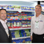 Mark Bassetti (left), senior vice president of sales and marketing, and Sam Duda, senior vice president of national operations, told booth visitors how Oviedo, Fla.-based Duda Farm Fresh Foods has expanded its cooling and fresh-cut facility in Oxnard, Calif.