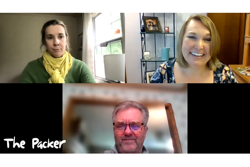 Clockwise from top left: Amy Sowder, Ashley Nickle, Tom Karst