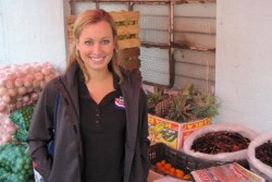 Courtney Knupp at 2012 Pork Leadership Institute trip to Mexico