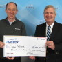 Iowa Lottery CEO Matt Strawn (on the left) and Tom Vilsack.