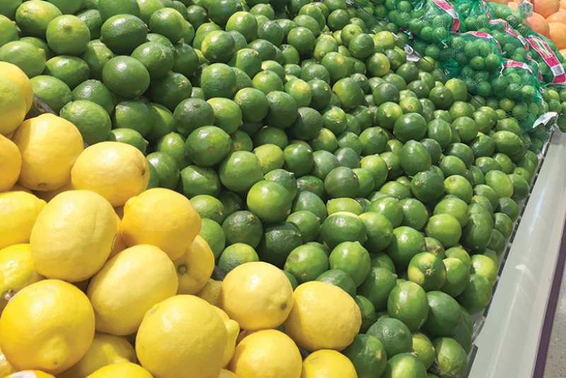 As of early April, prices for large Mexican limes were still $46-52 per carton. 