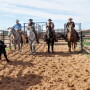 Jimmy Sterling and cowboys of Sterling Cattle Company, Coahoma, Texas.