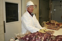 Dr. Ty Lawrence conducts research on beef quality and related issues at West Texas A&M University.