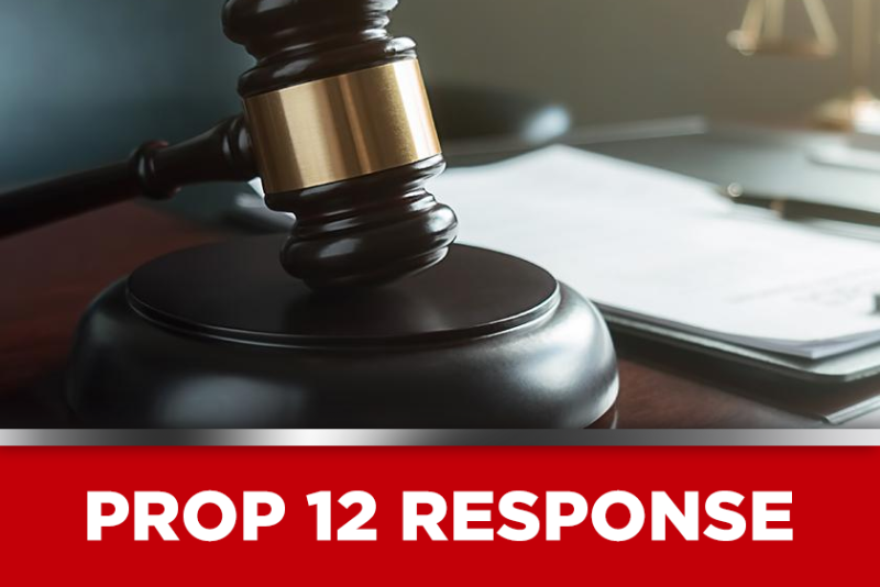 Prop 12 Response